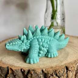 Dinosaur Candle - Dino Lover Gift Cute Decor Soy Wax Novelty Unique Figurine Handmade UK - thumbnail 2