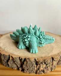 Dinosaur Candle - Dino Lover Gift Cute Decor Soy Wax Novelty Unique Figurine Handmade UK - thumbnail 1