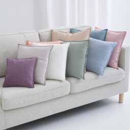 Washed Linen Cushioncase, Pure Linen Pillow Cover Zipper, Bed Cushioncover With Zip, Couch Or Sofa Pillowcase Color Softened Throw - thumbnail 2