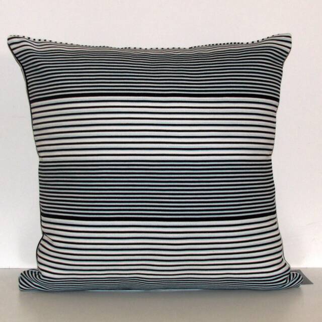 Vintage Stretch Fabric, Striped Cushion Cover - image 1