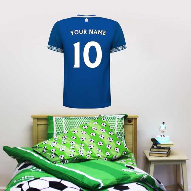 Everton Football Club - Personalised Shirt Wall Sticker