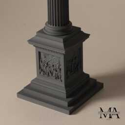 Nelson's Column Trafalgar Square Scale Model, London Landmark, Admiral Nelson, Detailed Resin Model - thumbnail 4