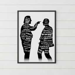 Bottom Quotes Poster, A4 Print, High Quality Wall Art, Rik Mayall, Eddie & Richie, Ade Edmondson, Tv Show Poster - thumbnail 3
