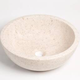 Natural Stone Vessel Bathroom Sink, Isidro Ojinaga Marble, Vanity Sink - thumbnail 4
