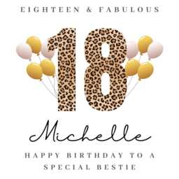 Personalised Bestie 18Th Birthday Candle Gift Card Hamper Cards B - thumbnail 4
