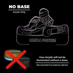 Personalised Go Kart Led Night Light, Gift, Lover Gifts For Kids, Lights, Bedroom Light - thumbnail 4