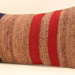Pillow Cover - Classic Stripe -Sofa -Ticking -Blue&red- Cotton -Decorative -10x20 Feet- 4Yef-163 - thumbnail 3