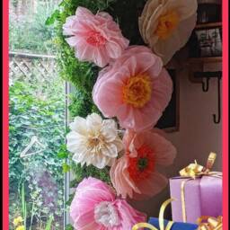 Paper Flower, Nursery, Bedroom Wall, Wall Art, Birthday Party, Wedding, Babyshower Decorations - thumbnail 2