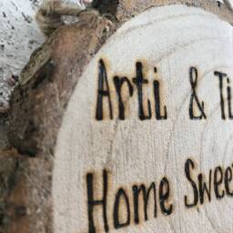Personalised Rustic Wooden Log Slice Plaque With New Home/Family Quote Engraved - Wording Can Be Changed To Any Message 13cm - thumbnail 3