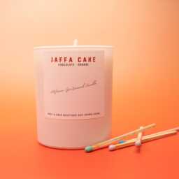 Jaffa Cake Soy Candle Chocolate Orange Lover Bakery Gift Foodie Baker - thumbnail 1