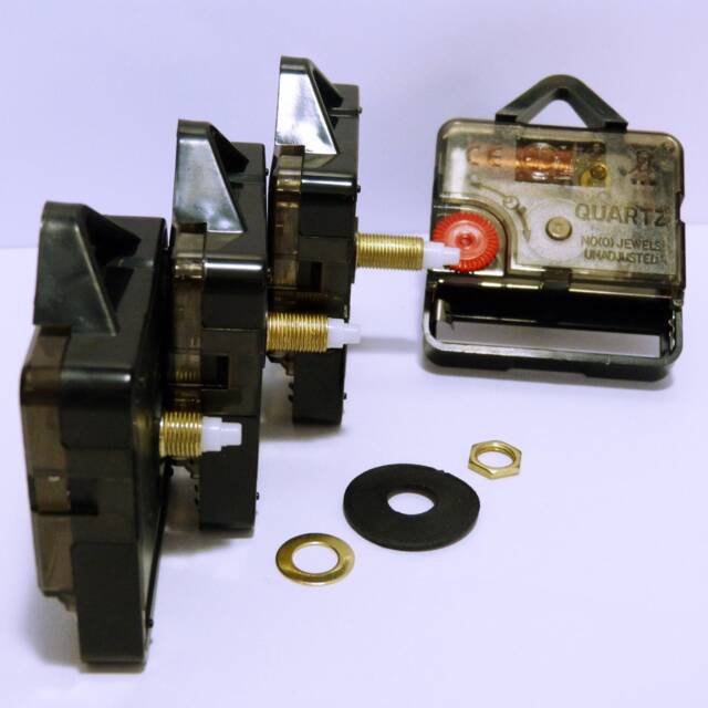 Quartz Clock Movement With Silver Hands - Sweep Non Ticking Quiet Running- UK Seller Diy Clock Making - image 1