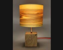 Table Lamp, Table Lamp Alea - Small - Upcycling By Luxunica - thumbnail 1