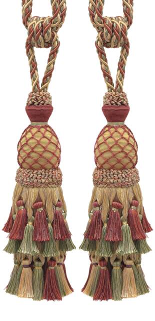 "D??copro Curtain Tassel Tieback, Length 11"" - 27.5cm, Spread 34" - image 1