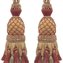 "D??copro Curtain Tassel Tieback, Length 11"" - 27.5cm, Spread 34" - thumbnail 2