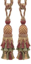 "D??copro Curtain Tassel Tieback, Length 11"" - 27.5cm, Spread 34" - thumbnail 1
