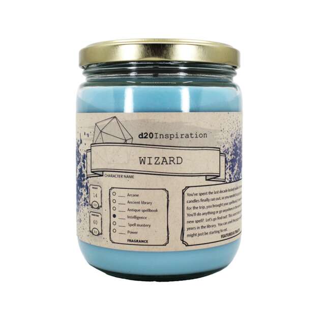 Wizard Rpg Gaming Soy Candle - Customize To Your Character Inspired By Dungeons & Dragons - image 1