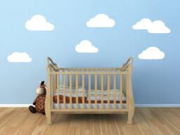 Toy Story Cloud Wall Decal Set, White Clouds Vinyl Decals, Sky Scene Graphics - thumbnail 1