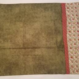 Sage, Red & Pink Floral Trim Standard/Queen Pillowcase - thumbnail 4