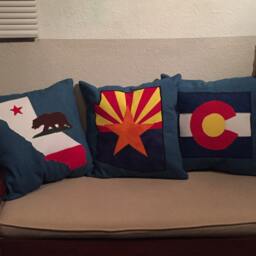 Custom State Flag Pillows - thumbnail 4