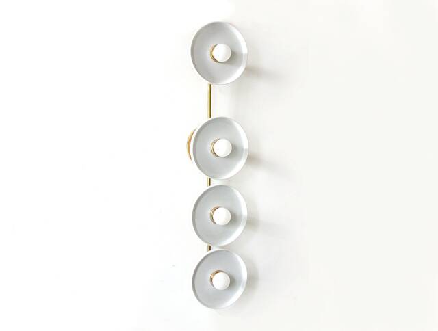 Mid Century Modern Quattro White Porcelain Sconce Light Unique Ceramic Fixture Vanity Wall Entry Lighting - image 1