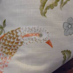 2 Shades jaclyn Smith Trend Anna Floral Bird.linen Blend.fall Decor.spring.summer.pillow Covers.toss Pillows.throw Pillows.cushion Covers - thumbnail 3