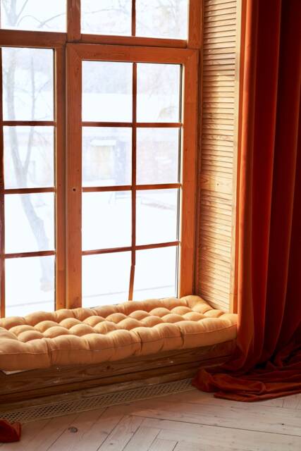 Bench Cushion, Seating Floor Cushion, Window Seat Reading Nook French Sofa Cushion - image 1