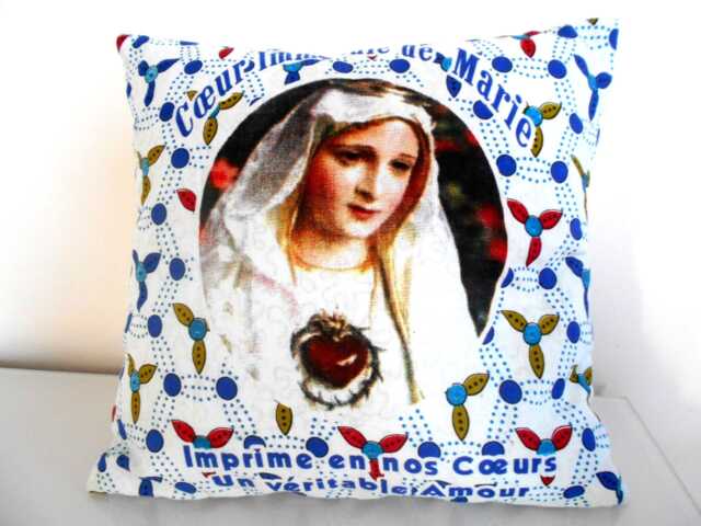 Saint Mary Cushion Cover - image 1