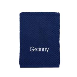Personalised Custom Embroidered Towels - Chevron Design 100% Cotton Towels, Super Soft & Water Absorbent Quality - thumbnail 3