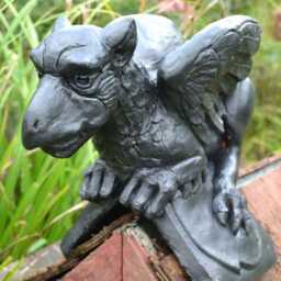 Large Griffin Roof Finial 90 Degree Angled Ridge Tile - thumbnail 2