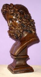 Greek Roman Art Zeus Bust Home Decor Sculpture Statue Antique Reproduction - thumbnail 3