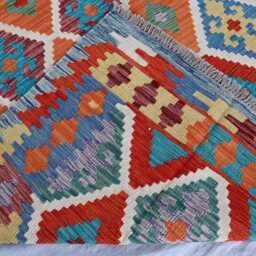 Chubi Kilim New Rug 6'0x8'1 Ft Afghan Flatweave Rug, Maimana Tribal Turkmen Oriental Rug, Vintage For Bedroom, Living Room Rug - thumbnail 4