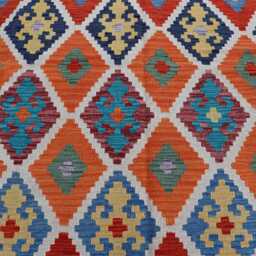 Chubi Kilim New Rug 6'0x8'1 Ft Afghan Flatweave Rug, Maimana Tribal Turkmen Oriental Rug, Vintage For Bedroom, Living Room Rug - thumbnail 3