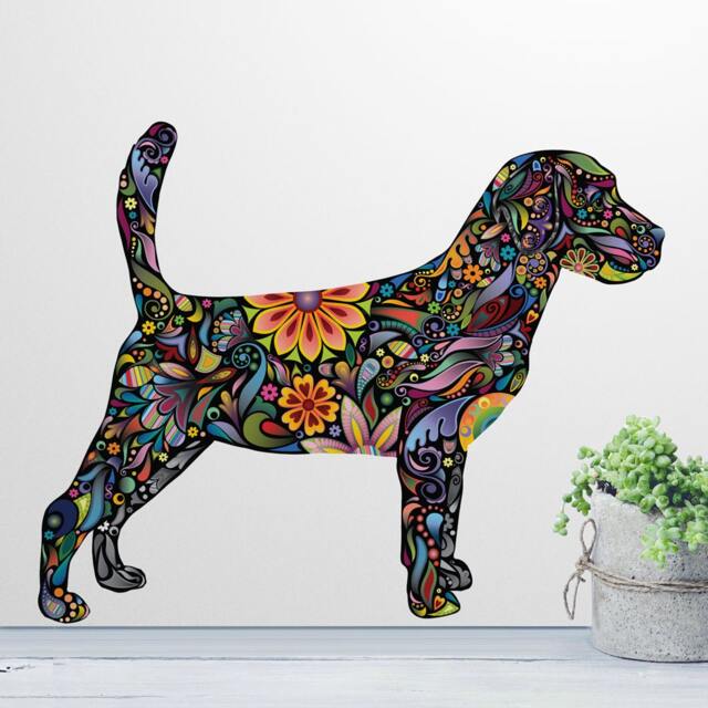 Beagle Dog Decal Wall Sticker - image 1