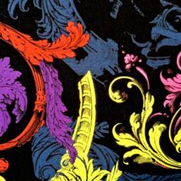Collage Fashion Fabric Pillow - Multi - thumbnail 4