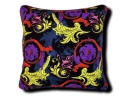 Collage Fashion Fabric Pillow - Multi