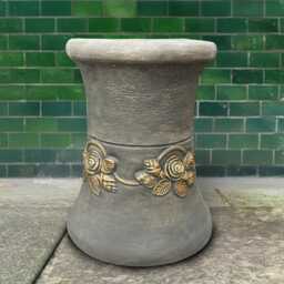 Stone Stand Decoration Concrete Pedestal Sculpture Cement Plant Ornament Outdoor Garden Figurine For - thumbnail 1