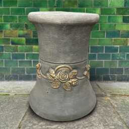 Stone Stand Decoration Concrete Pedestal Sculpture Cement Plant Ornament Outdoor Garden Figurine For - thumbnail 3