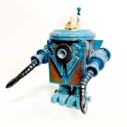 Cycloptic Optic Bot - Original Mixed Media Sculpture - thumbnail 3