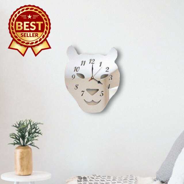 Lioness Acrylic Clock - Many Colours Available - Bespoke Shapes & Sizes Made - image 1