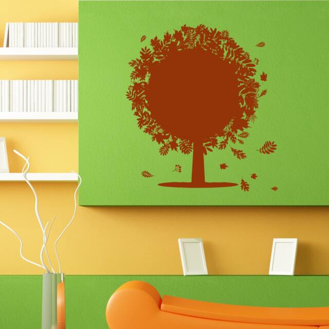 Tree Leaves Falling Fall Season Wall Sticker Vinyl Mural Decal Home House Apartment Art Decor Free Shipping L086 - image 1