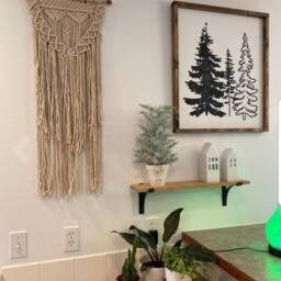 Boho Macrame Wall Hanging, Woven Cotton Tapestry, Nursery Decor - thumbnail 4