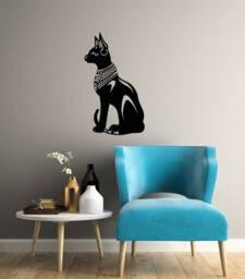 Egyptian Cat Vinyl Wall Decal Ancient Egypt God Home Interior Stickers Mural - #2947Di - thumbnail 1