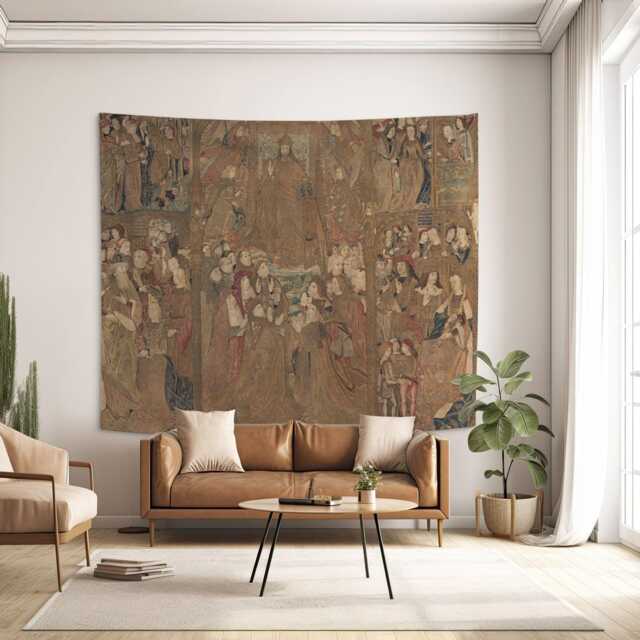 Religious Tapestry The Triumph Of Christ, Netherlandish Wall Covering .ned002 - image 1