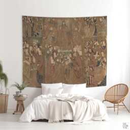 Religious Tapestry The Triumph Of Christ, Netherlandish Wall Covering .ned002 - thumbnail 2