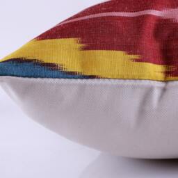 Ikat Pillow, Hand Woven Pillow Cover, Throw Pillows, Designer Decorative Accent Pillows - thumbnail 3