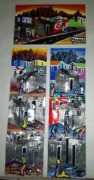 South African Township 3D Wall Art, Houses Painting On Board - thumbnail 4