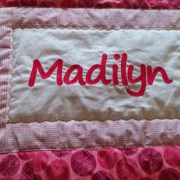 Embroidered Blanket With Ladder Quilting Design For The Perfect Baby Shower Gift Or Grown Ups To Snuggle - thumbnail 3