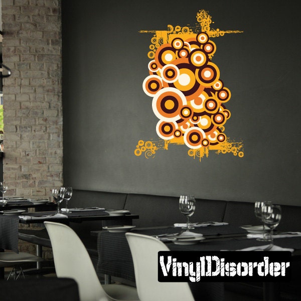 Room Element Wall Decal - Fabric Vinyl Removable & Reusable Roomelementuscolor003Et