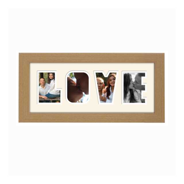 Love Photo Frame Word Name Special Gift Wedding Engagement Valentines 15-Bb By Photos in A Word - image 1