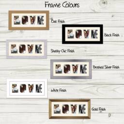 Love Photo Frame Word Name Special Gift Wedding Engagement Valentines 15-Bb By Photos in A Word - thumbnail 3